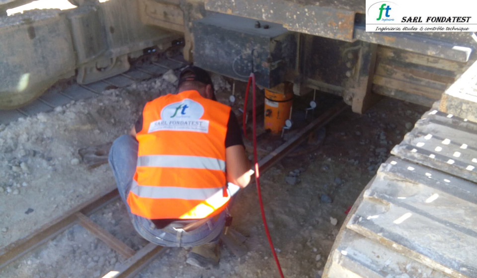Essai de chargement sur colonne ballastée