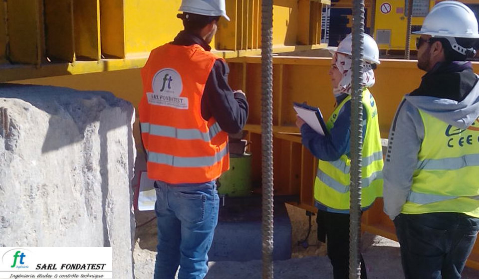 Contrôle de fondations profondes sur chantier