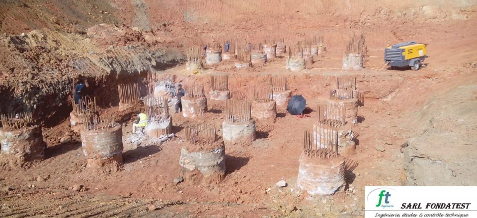 Pénétrante de Tizi-Ouzou, contrôle de fondations